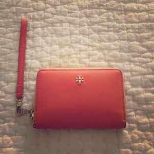 Orange Tory Burch Wallet